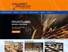 Tablet Screenshot of calumetabrasives.com